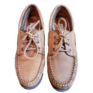 Maine Woods Womens Size 8 M Brown Leather Slip On Loafer Everyday Shoes Used